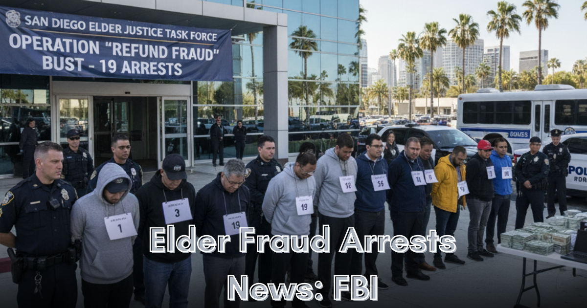 Elder Fraud Arrests News FBI